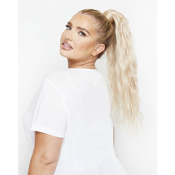 20" Invisi®Ponytail Beach Wave - Hot Toffee - Image 7