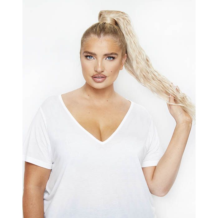 20" Invisi®Ponytail Beach Wave - Hot Toffee - Image 5