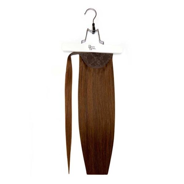 18" Super Sleek Invisi®Ponytail - Chocolate