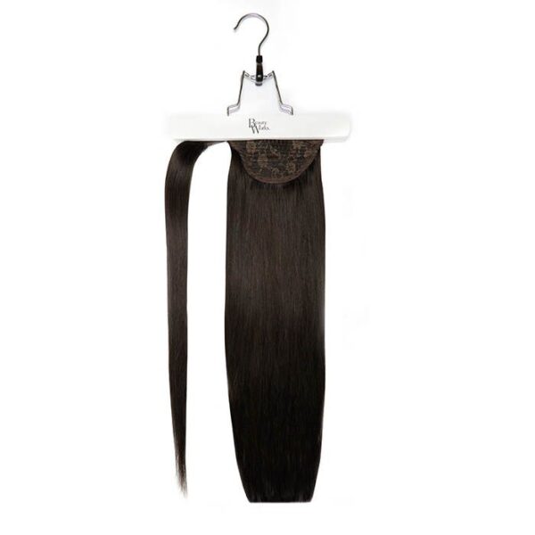 18" Super Sleek Invisi®Ponytail - Ebony
