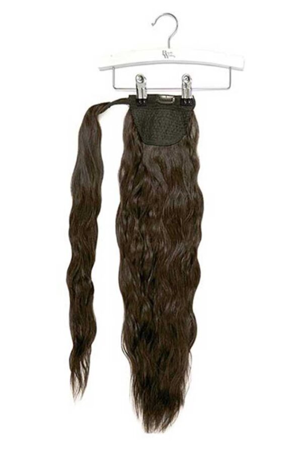 20" Invisi®Ponytail Beach Wave - Ebony