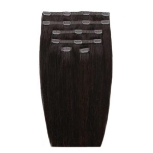 20" Double Hair Set - Ebony