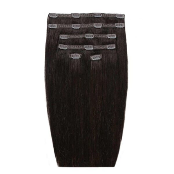 20" Double Hair Set - Ebony