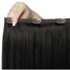 18" Double Hair Set - Natural Black - Image 5