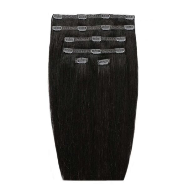 18" Double Hair Set - Natural Black
