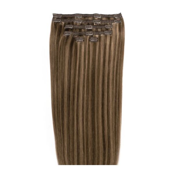 18" Double Hair Set - Ashed Brown