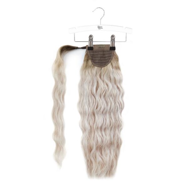 20" Invisi®Ponytail Beach Wave - Scandinavian Blonde