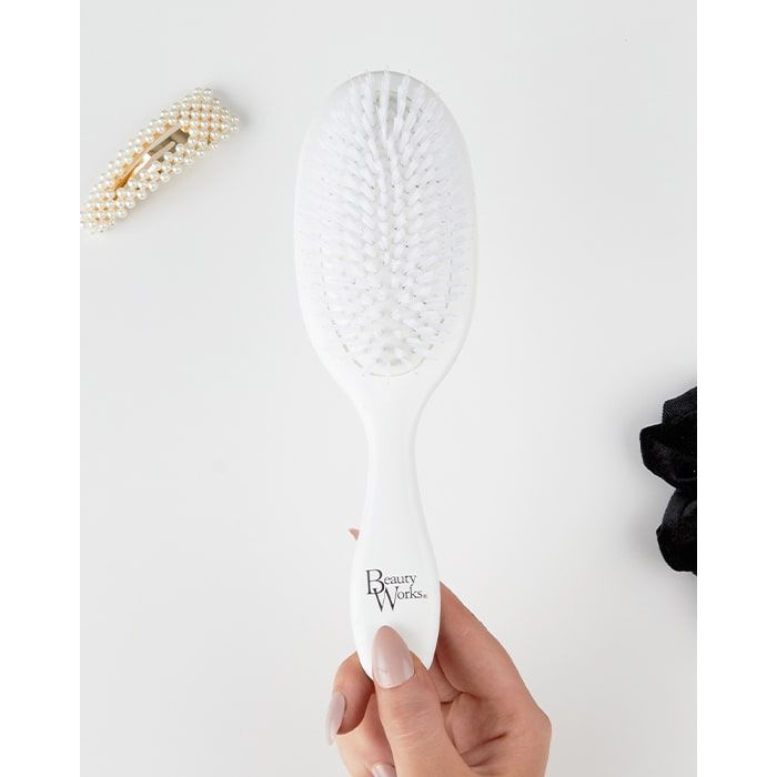 White Vegan Bristle Brush