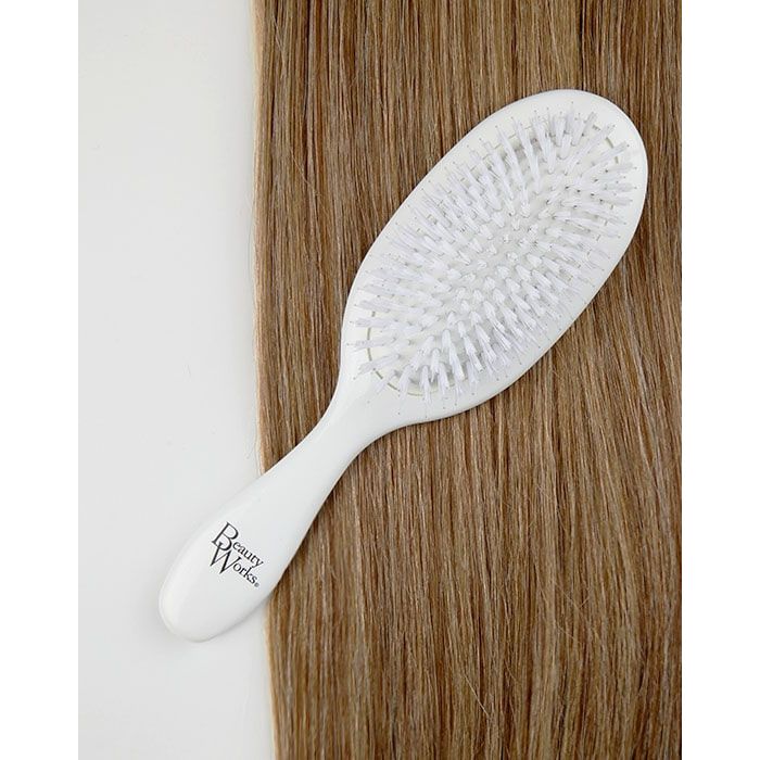 White Vegan Bristle Brush - Image 4