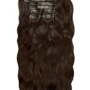 18" BEACH WAVE DOUBLE HAIR SET - EBONY