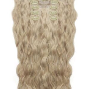 18" BEACH WAVE DOUBLE HAIR SET - Bohemian Blonde