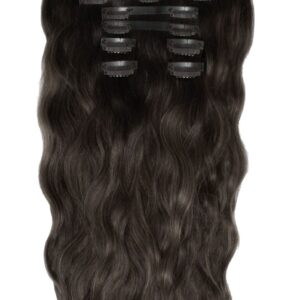 18" BEACH WAVE DOUBLE HAIR SET - Raven