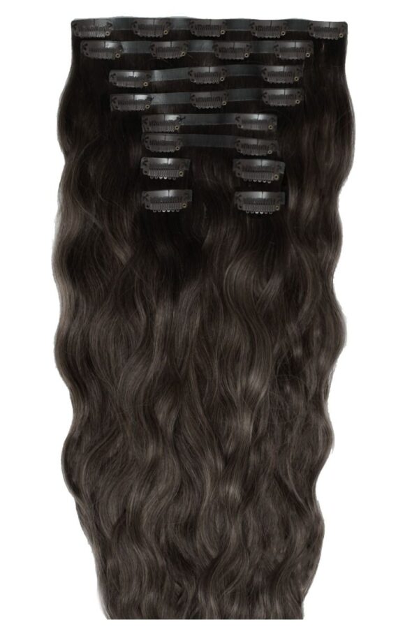 18" BEACH WAVE DOUBLE HAIR SET - Raven