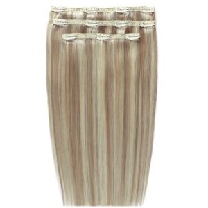 16" DELUXE REMY INSTANT CLIP-IN EXTENSIONS - CHAMPAGNE BLONDE