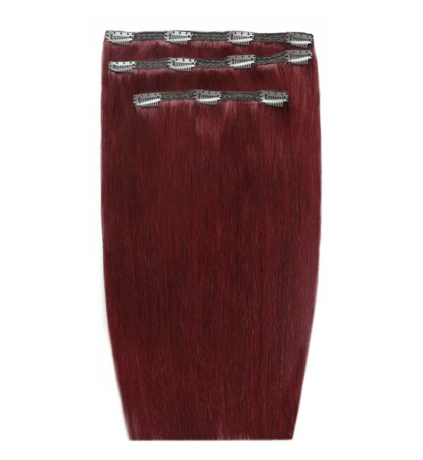18" DELUXE REMY INSTANT CLIP-IN EXTENSIONS - CHERRY