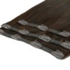 16" DELUXE REMY INSTANT CLIP-IN EXTENSIONS - CHOCOLATE - Image 3