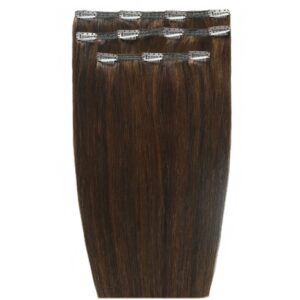 16" DELUXE REMY INSTANT CLIP-IN EXTENSIONS - CHOCOLATE