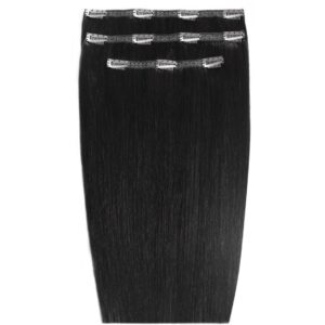 16" DELUXE REMY INSTANT CLIP-IN EXTENSIONS - JET SET BLACK