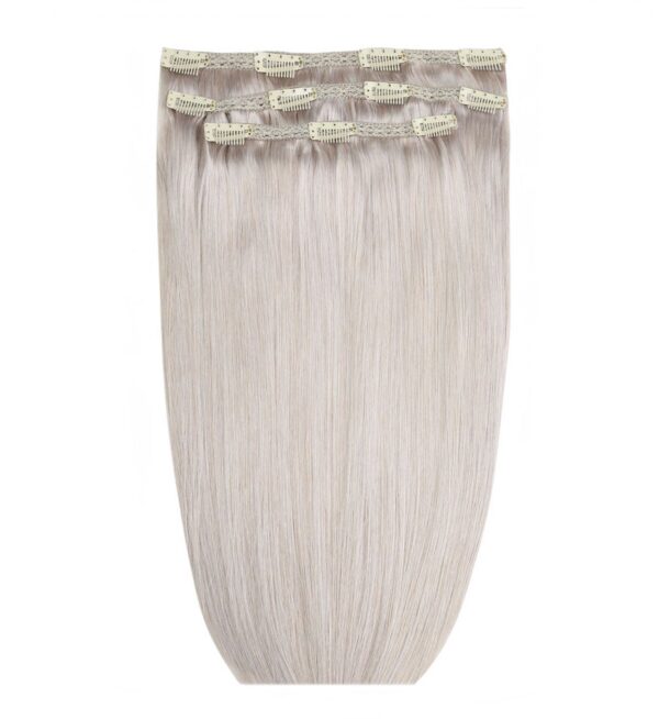 18" DELUXE REMY INSTANT CLIP-IN EXTENSIONS - SILVER
