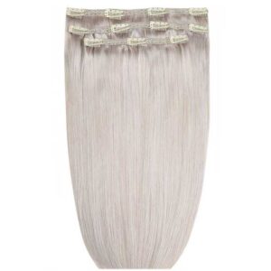 20" Deluxe Remy Instant Clip-In Hair Extensions - Silver