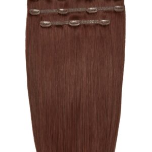 16" Deluxe Remy Instant Clip-In Extensions Crimson