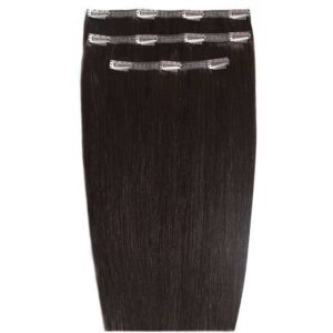 16" Deluxe Remy Instant Clip-In Extensions Ebony
