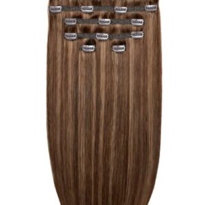 20" Double Hair Set Clip-In Extensions Honey comb